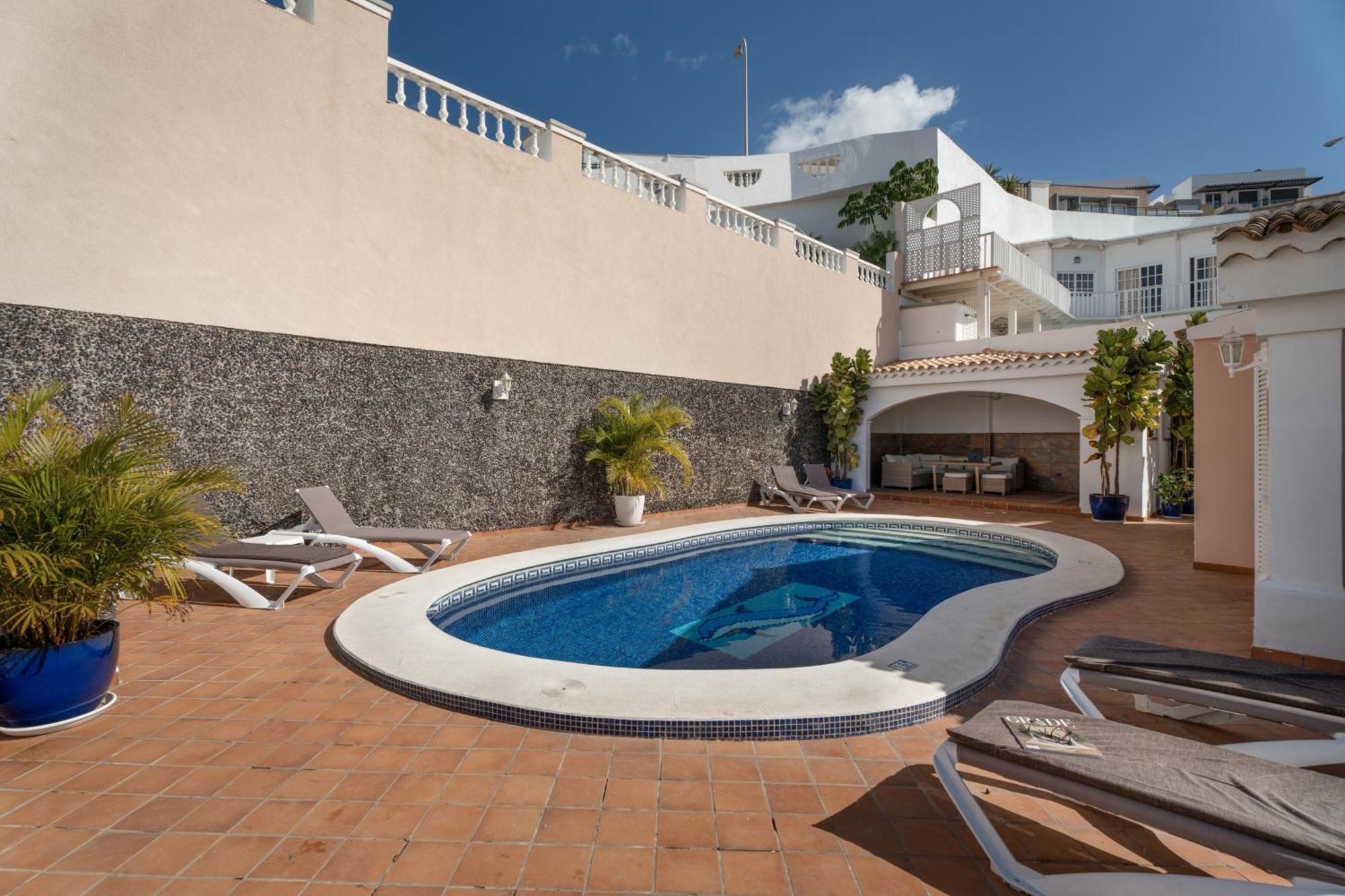 Villa Marbella-Private Heated Pool And Breathtaking View Costa Adeje  Bagian luar foto