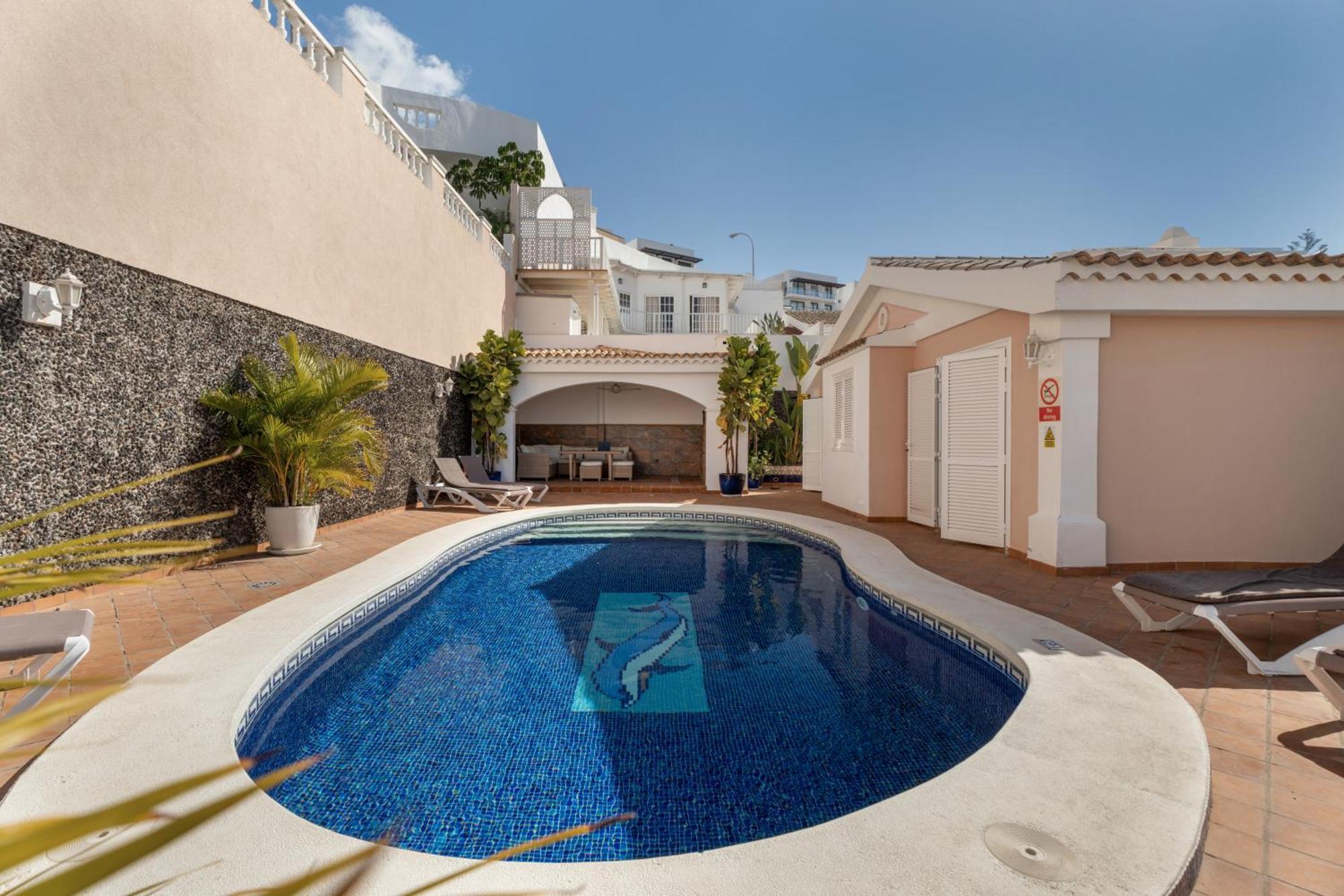 Villa Marbella-Private Heated Pool And Breathtaking View Costa Adeje  Bagian luar foto